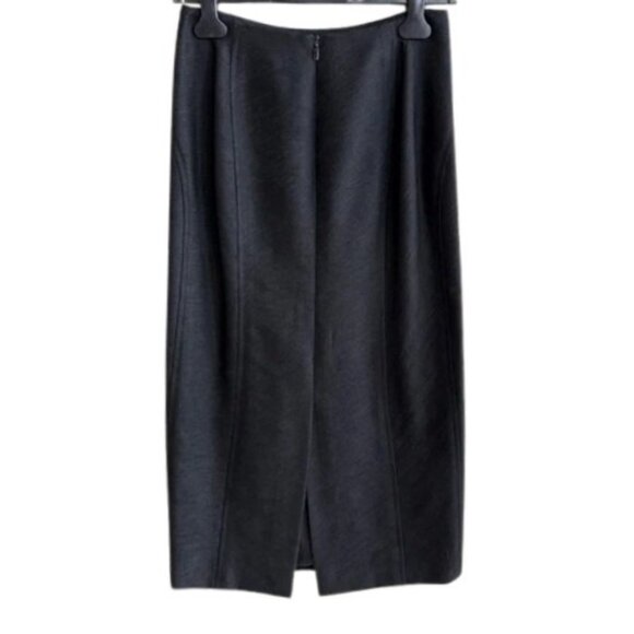 Boss Hugo Boss long pencil skirt black women's size 10 - Picture 3 of 6